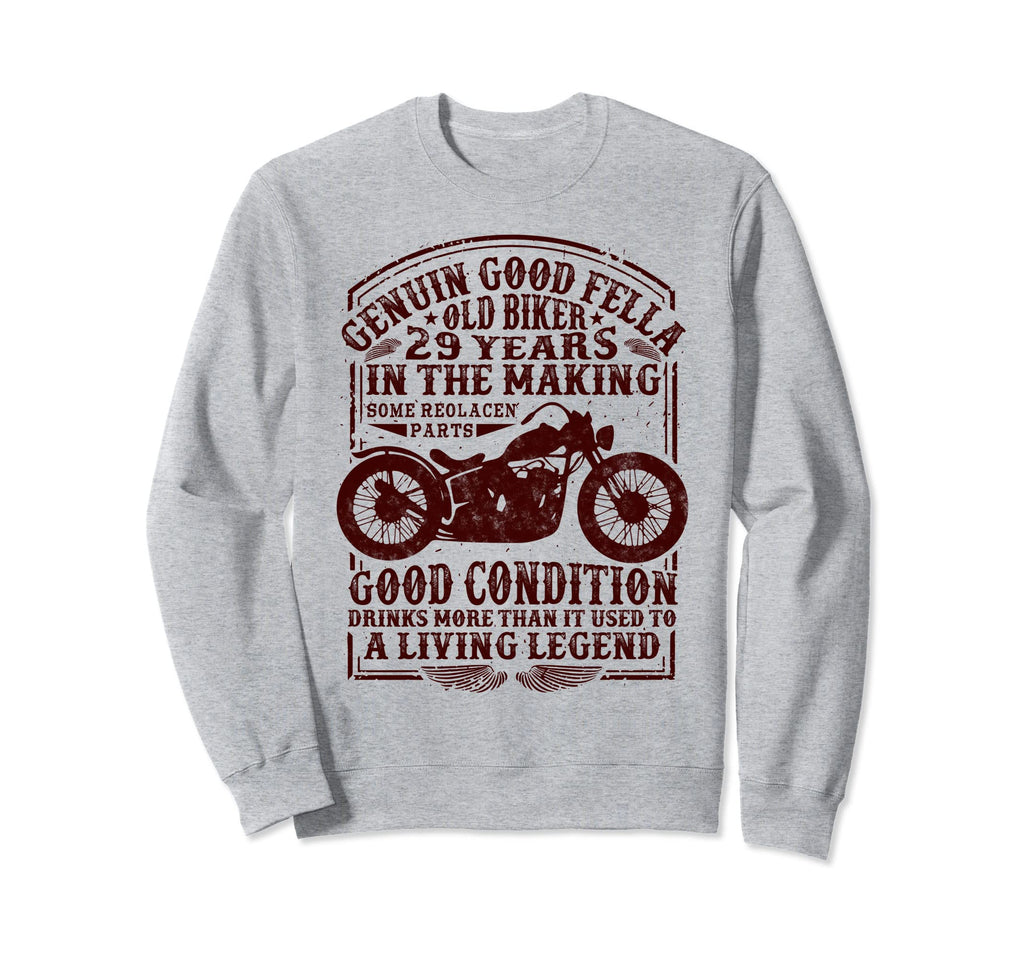 29 Years Old Biker Birthday Motorcycles Sweatshirt - Graphic Print Unisex - T-Shirt, Sweatshirt, Hoodie