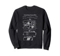 Vinyl Record Player Patent Schematic Sweatshirt - Graphic Print for Adults - T-Shirt, Sweatshirt, Hoodie