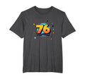 76 Years Young Birthday Gift Celebration T-Shirt - Custom Art Print Unisex - T-Shirt, Sweatshirt, Hoodie