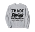 Overthinking Overthinker Funny Sweatshirt - Minimalist Print for Adults - T-Shirt, Sweatshirt, Hoodie
