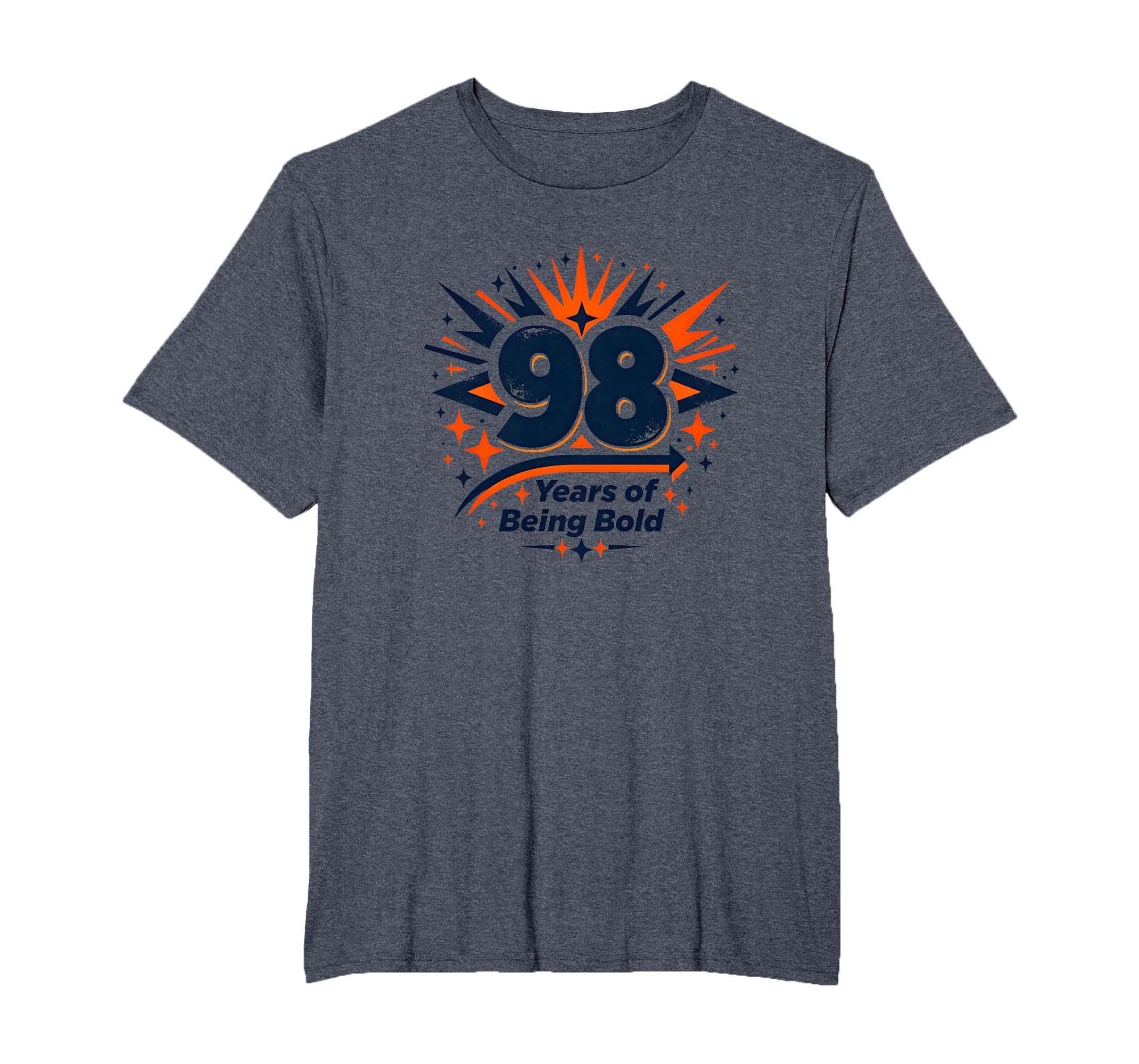 98 Years Bold Birthday Gift T-Shirt - Unique Graphic for Adults - T-Shirt, Sweatshirt, Hoodie
