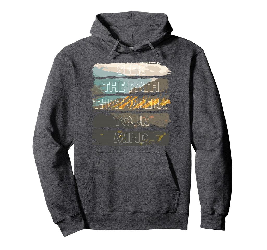 Nature Mountain Landscape Mindfulness Hoodie - Custom Art Print Unisex - T-Shirt, Sweatshirt, Hoodie