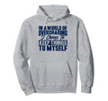 Antisocial I Keep Things To Myself Hoodie - Aesthetic Graphic Unisex - T-Shirt, Sweatshirt, Hoodie