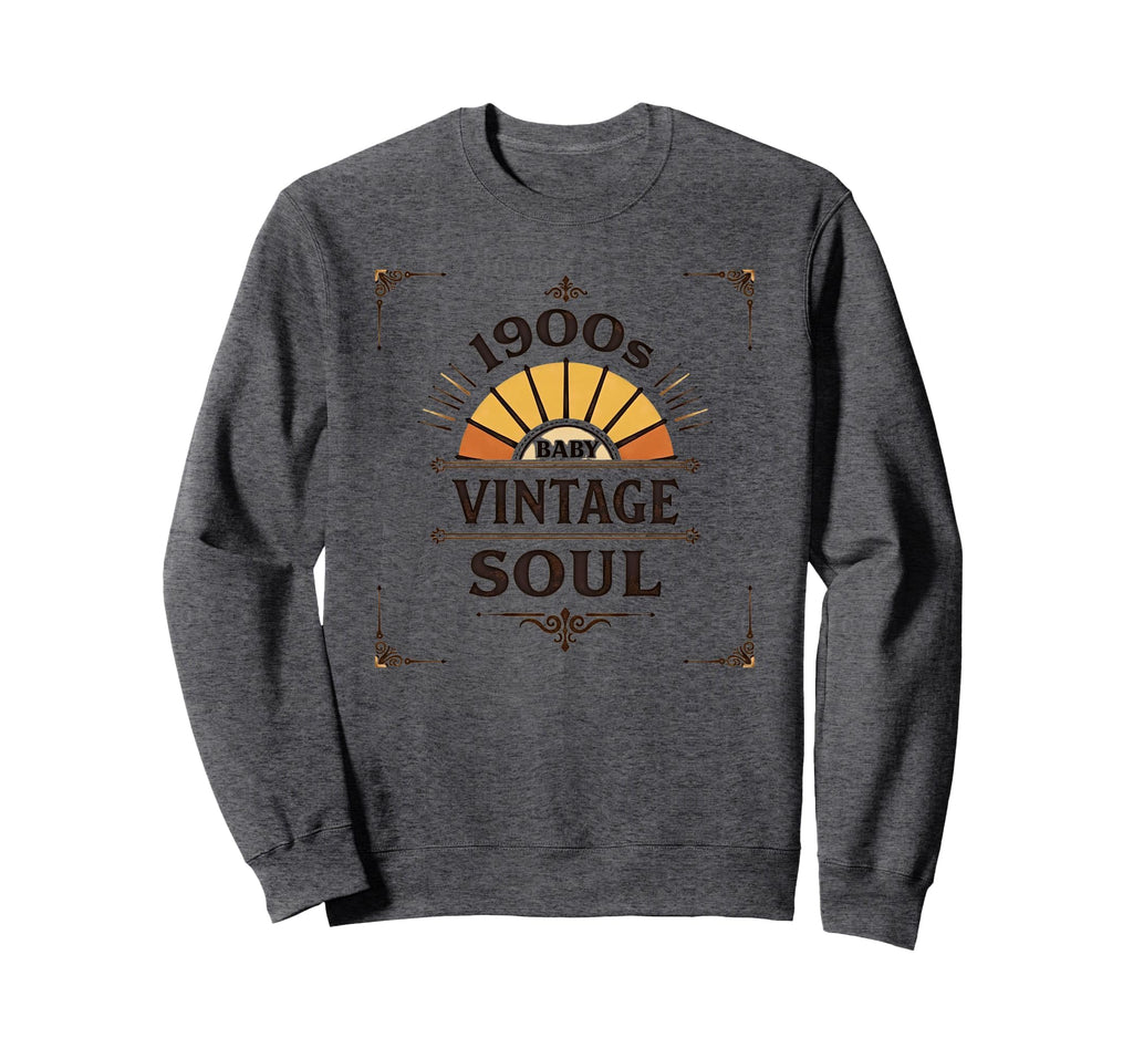 1900S Soul Typography Sweatshirt - Aesthetic Graphic for Adults - T-Shirt, Sweatshirt, Hoodie