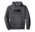 West Virginia Wv Mountains 1 Hoodie - Aesthetic Graphic Men Women - T-Shirt, Sweatshirt, Hoodie