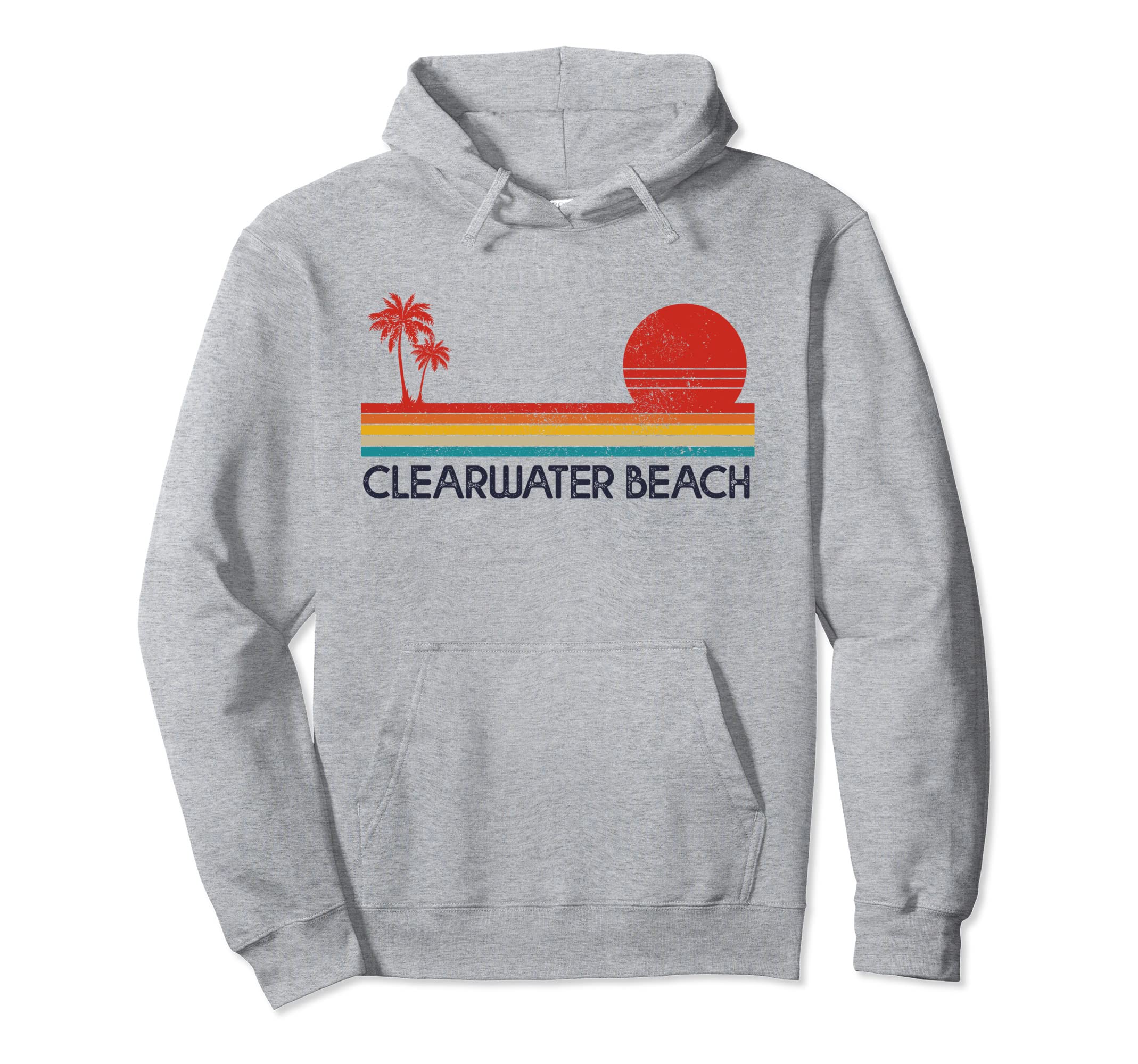 Clearwater Beach Florida Fl Surfer Hoodie - Custom Art Print Men Women - T-Shirt, Sweatshirt, Hoodie
