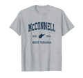 Mcconnell West Virginia Wv Athletic Navy T-Shirt - Unique Graphic Unisex - T-Shirt, Sweatshirt, Hoodie