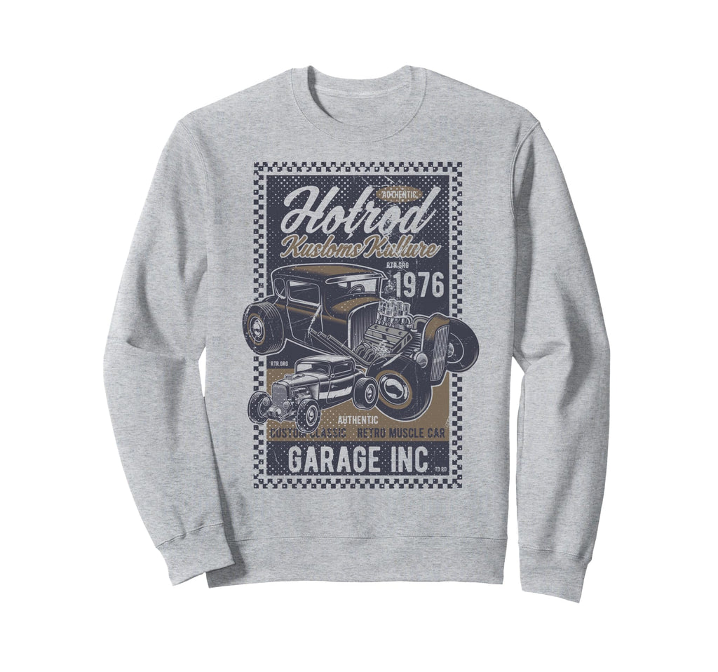 Hot Rod Kustoms Kulture Mens Car Sweatshirt - Novelty Apparel Men Women - T-Shirt, Sweatshirt, Hoodie