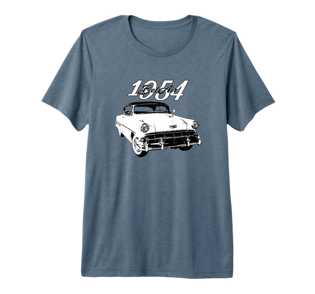 Cars 1954 Bel Air Car Guys American T-Shirt - Unique Graphic for Adults - T-Shirt, Sweatshirt, Hoodie
