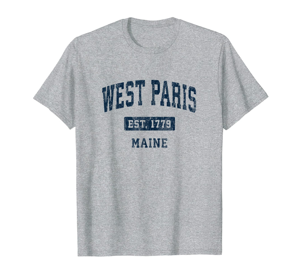 West Paris Maine Me Sports T-Shirt - Casual Everyday Wear for Adults - T-Shirt, Sweatshirt, Hoodie