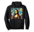 Lisa Crying Van Gogh Art Mental Health Hoodie - Graphic Print Men Women - T-Shirt, Sweatshirt, Hoodie