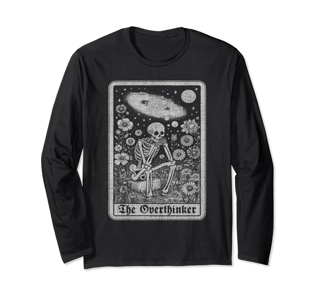 Overthinker Tarot Cards Reader T-Shirt - Aesthetic Graphic Unisex - T-Shirt, Sweatshirt, Hoodie