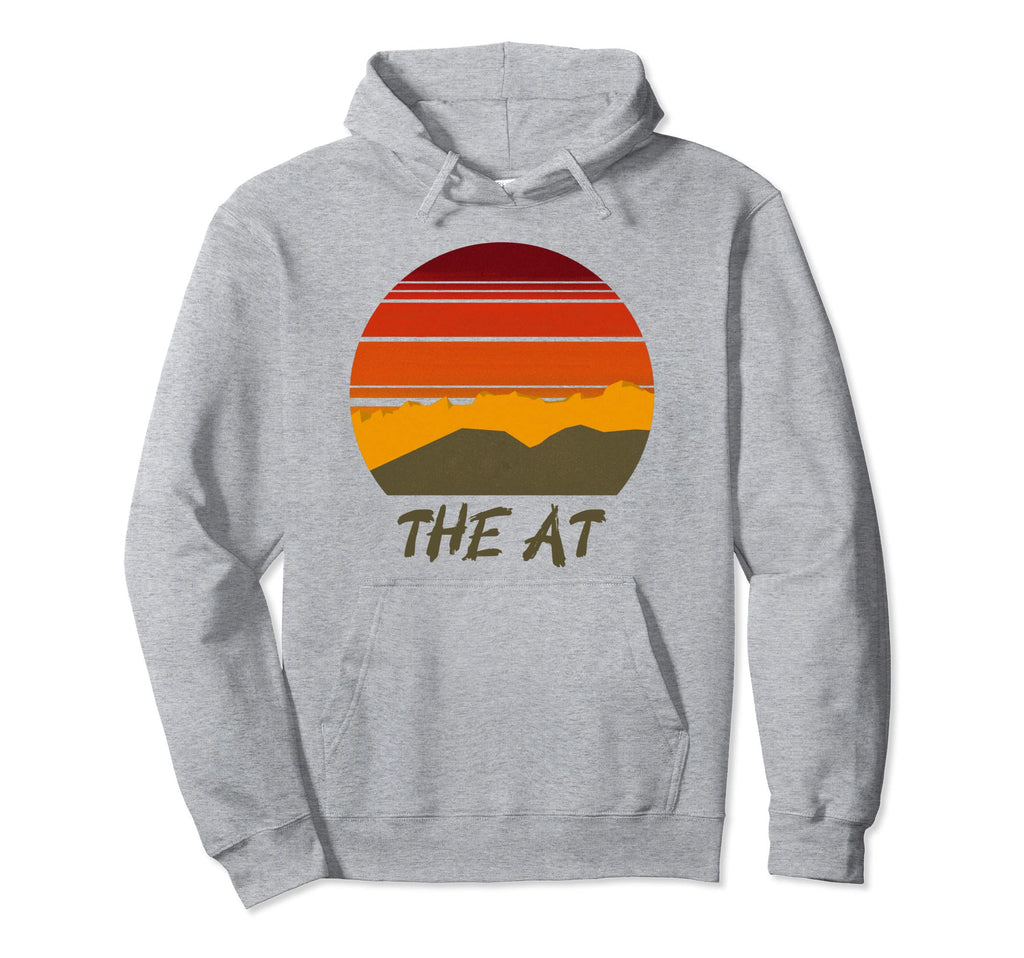 Hiking Appalachian Trail Sunset Hoodie - Minimalist Print for Adults - T-Shirt, Sweatshirt, Hoodie