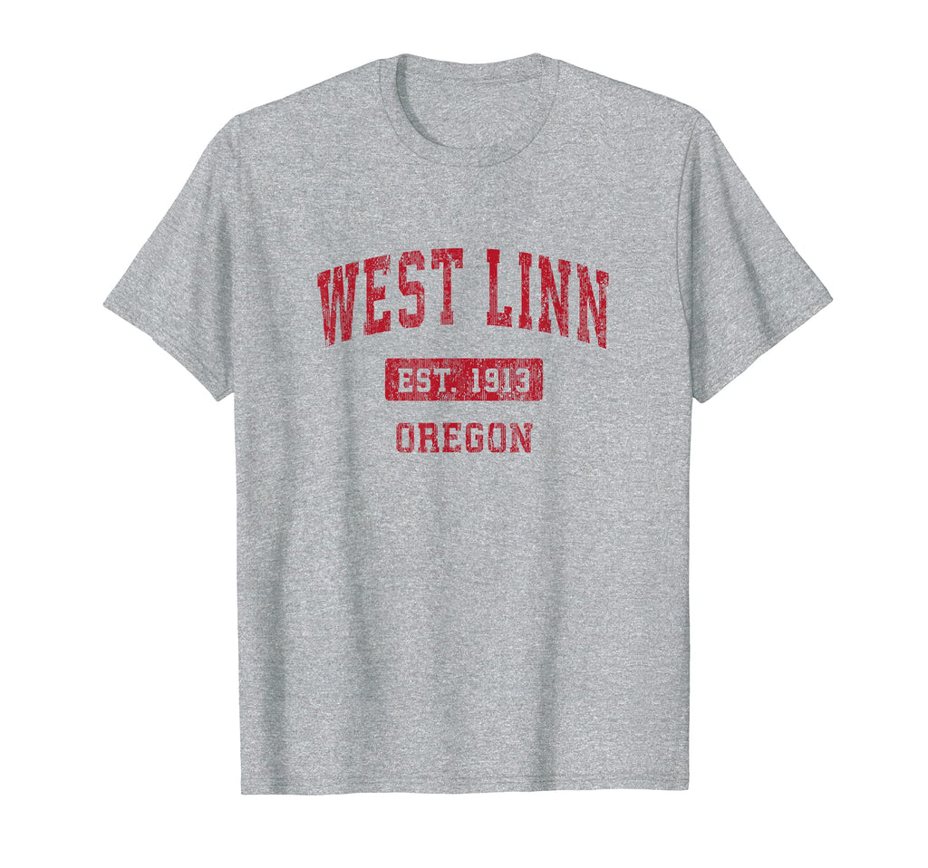 West Linn Oregon Or Sports Red T-Shirt - Streetwear Style for Adults - T-Shirt, Sweatshirt, Hoodie