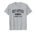 West Hartford Connecticut Ct Sports T-Shirt - Unique Graphic Men Women - T-Shirt, Sweatshirt, Hoodie