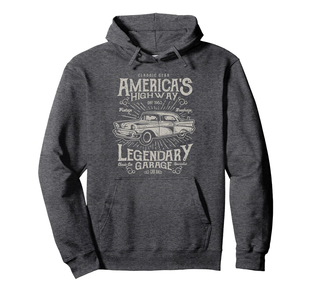Car Rockabilly Old School 50S 60S Hoodie - Casual Everyday Wear Men Women - T-Shirt, Sweatshirt, Hoodie