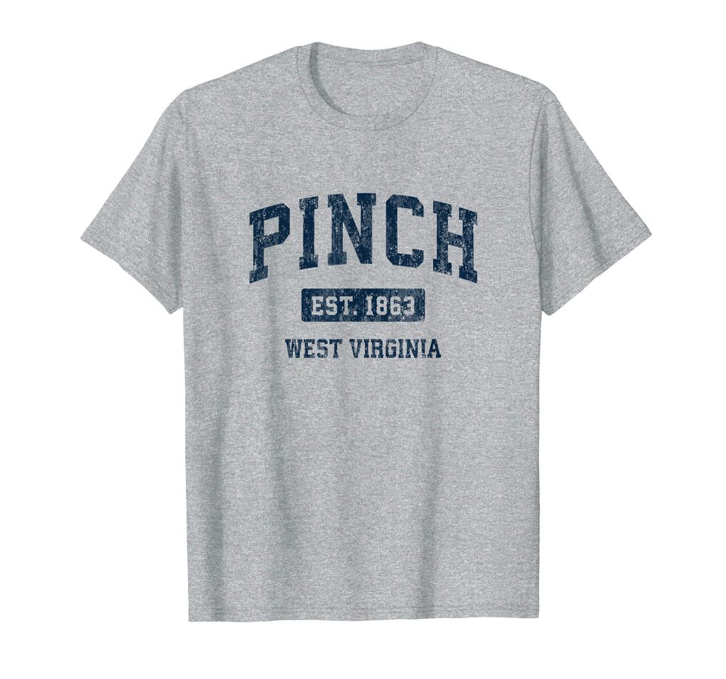 Pinch West Virginia Wv Athletic Sports T-Shirt - Custom Art Print Unisex - T-Shirt, Sweatshirt, Hoodie