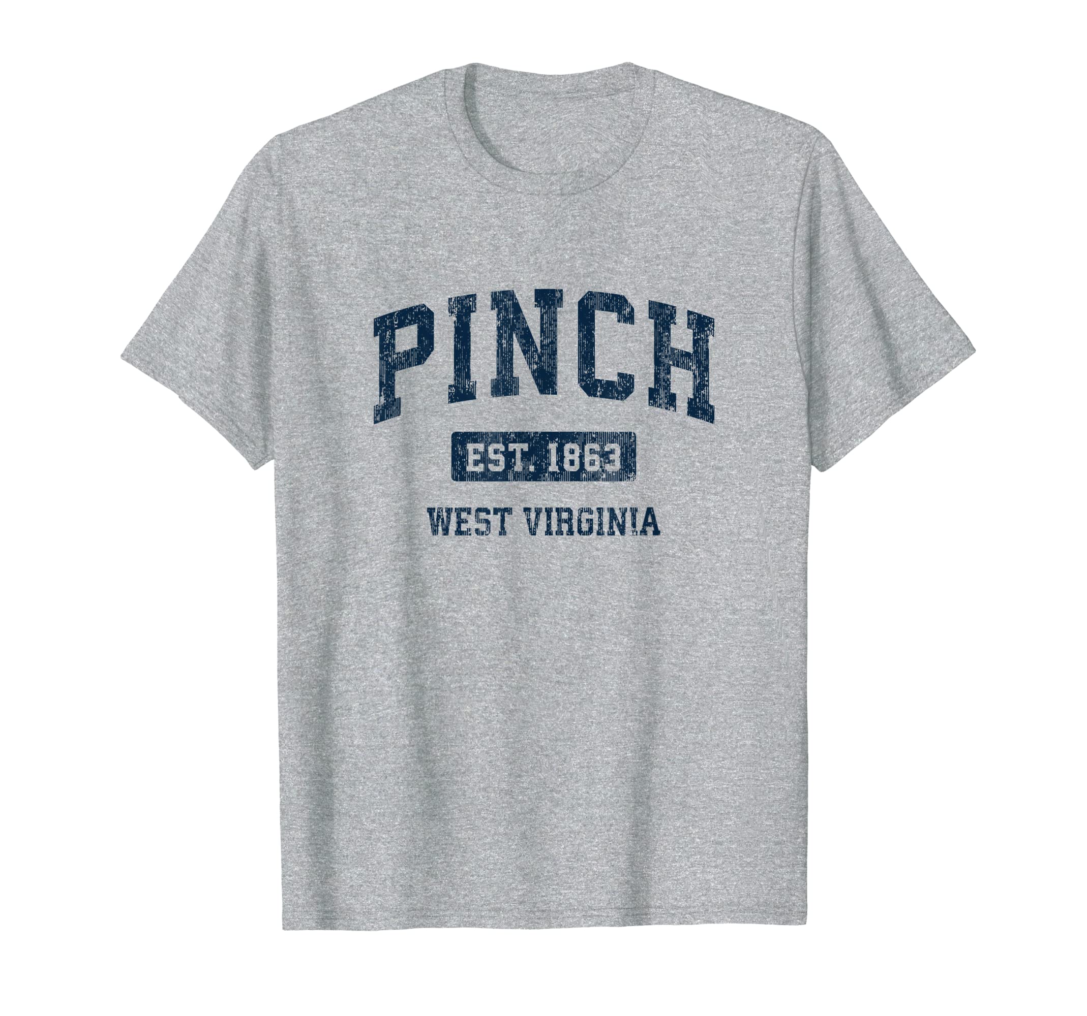Pinch West Virginia Wv Athletic Sports T-Shirt - Custom Art Print Unisex - T-Shirt, Sweatshirt, Hoodie