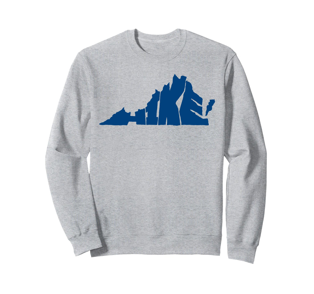 Hike Virginia State Outdoor Sweatshirt - Casual Everyday Wear Unisex - T-Shirt, Sweatshirt, Hoodie