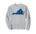 Hike Virginia State Outdoor Sweatshirt - Casual Everyday Wear Unisex - T-Shirt, Sweatshirt, Hoodie