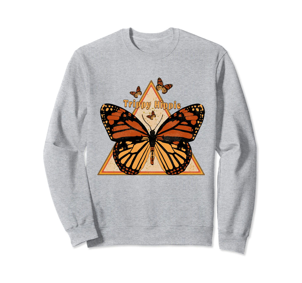 Trippy Hippie 60S 70S Sweatshirt - Casual Everyday Wear for Adults - T-Shirt, Sweatshirt, Hoodie