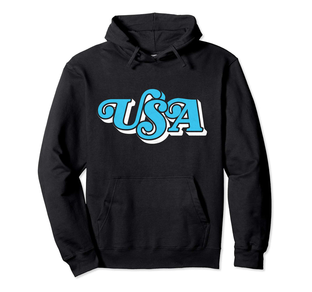 Usa Typography Patriotic 4Th July Hoodie - Graphic Print Men Women - T-Shirt, Sweatshirt, Hoodie