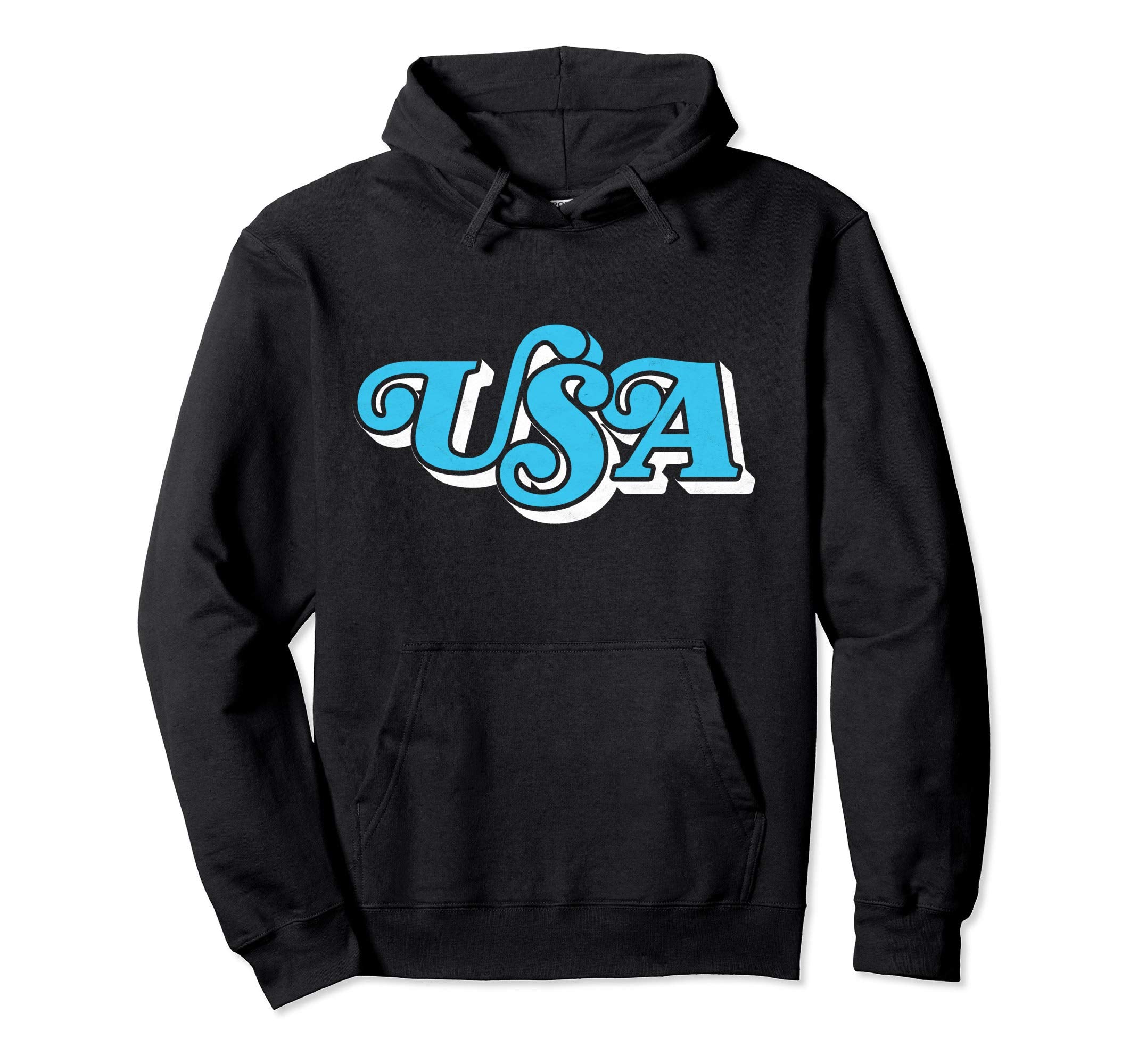 Usa Typography Patriotic 4Th July Hoodie - Graphic Print Men Women - T-Shirt, Sweatshirt, Hoodie