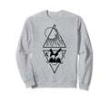 Hiking Hiker Rock Sunset Mountain Sweatshirt - Novelty Apparel for Adults - T-Shirt, Sweatshirt, Hoodie