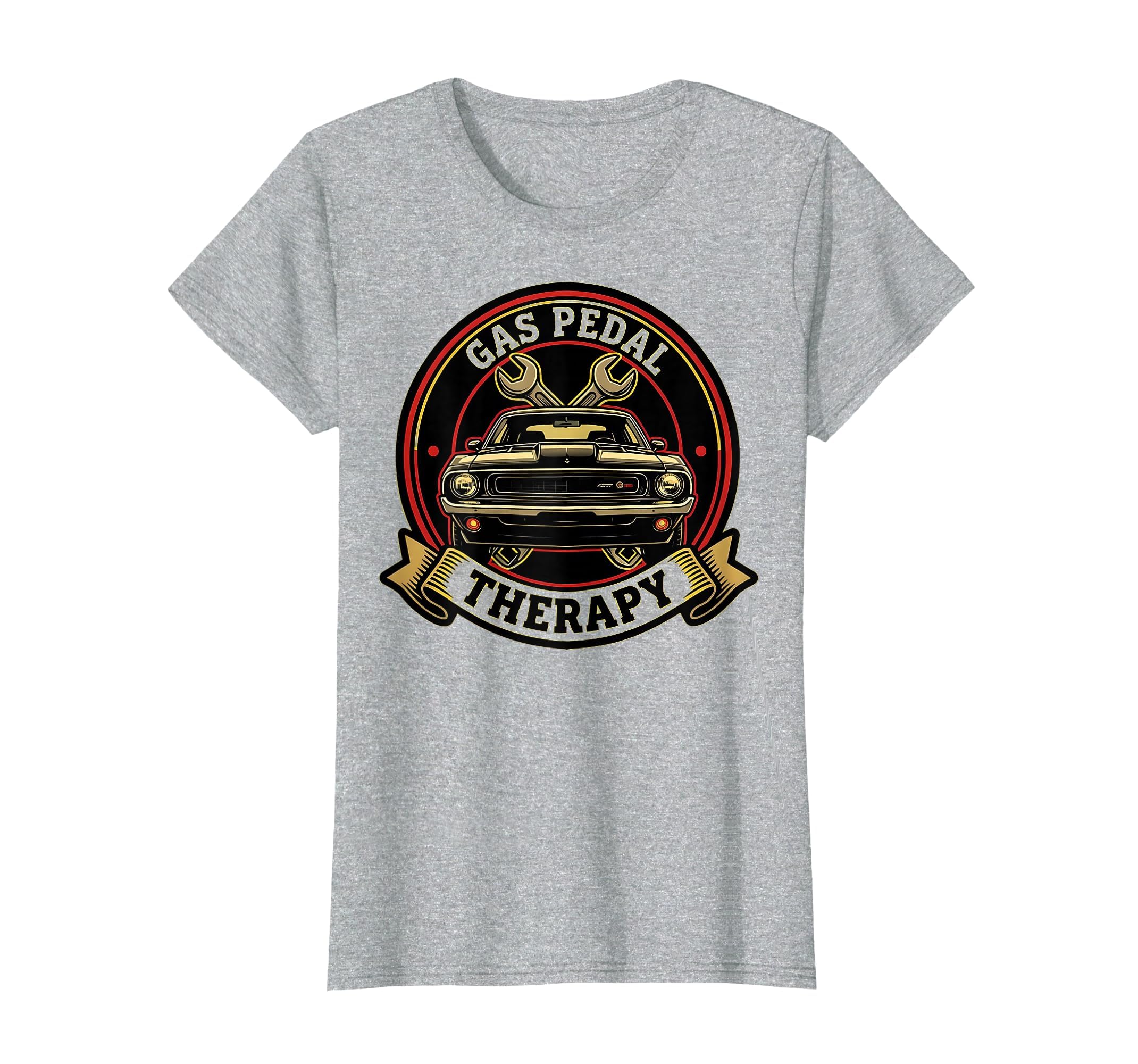 Gas Pedal Therapy Car Enthusiast T-Shirt - Unique Graphic Men Women - T-Shirt, Sweatshirt, Hoodie