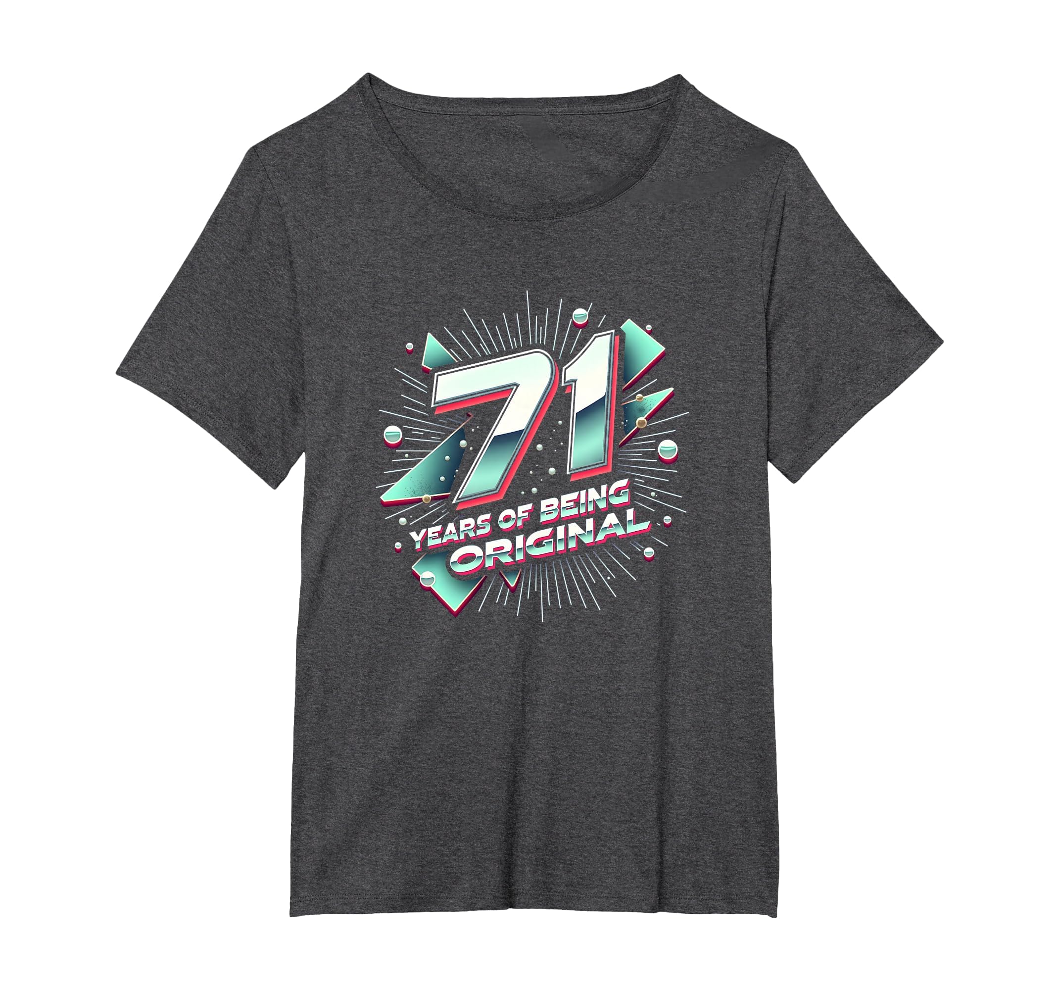 71 Years Original Birthday Gift T-Shirt - Custom Art Print for Adults - T-Shirt, Sweatshirt, Hoodie