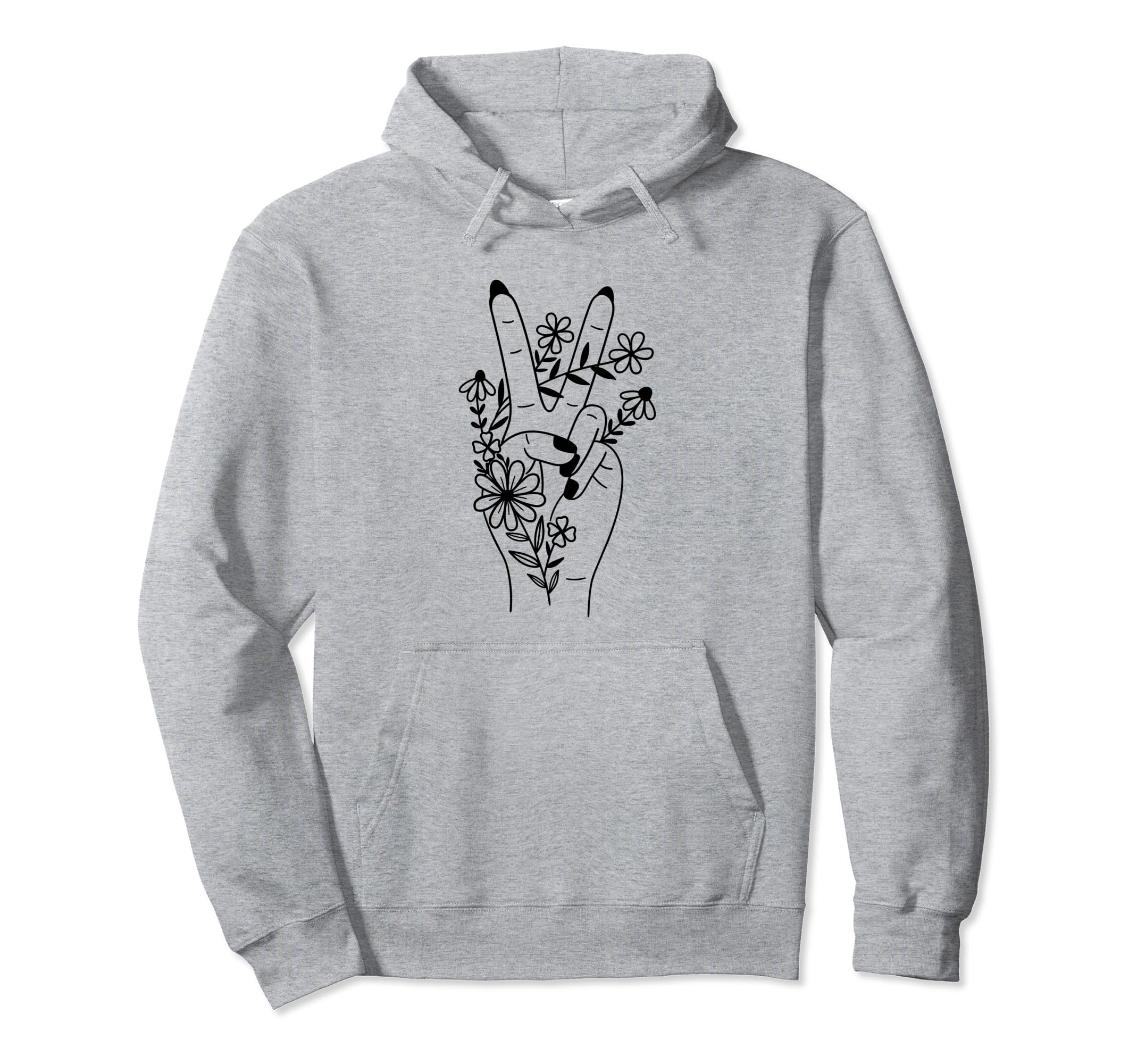 Hand Flower Self Care Hoodie - Streetwear Style Unisex - T-Shirt, Sweatshirt, Hoodie