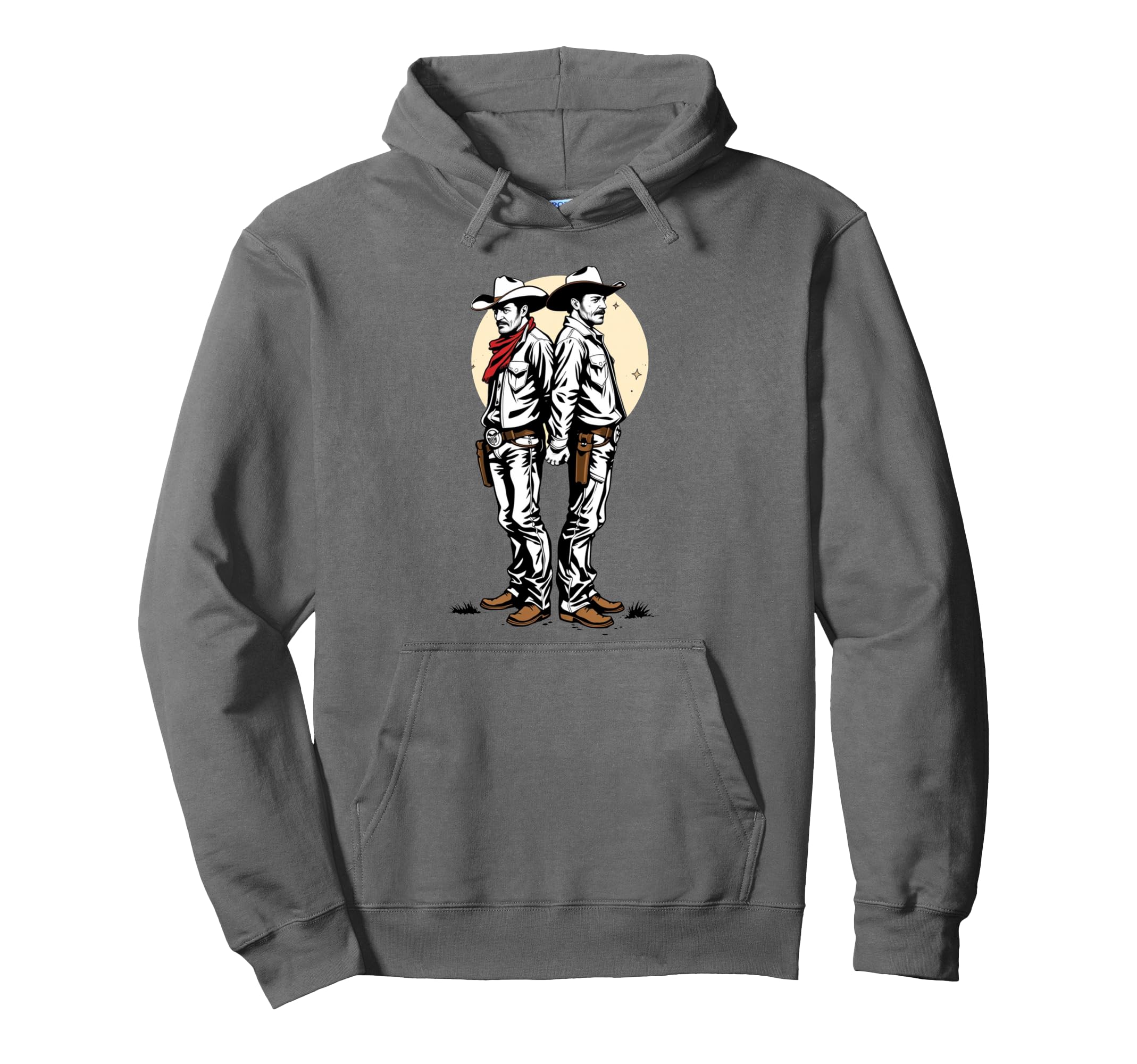 Gay Cowboys Love Lgbtq Pride Western Hoodie - Unique Graphic Men Women - T-Shirt, Sweatshirt, Hoodie