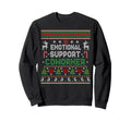 Emotional Support Coworker Funny Ugly Sweatshirt - Graphic Print Men Women - T-Shirt, Sweatshirt, Hoodie