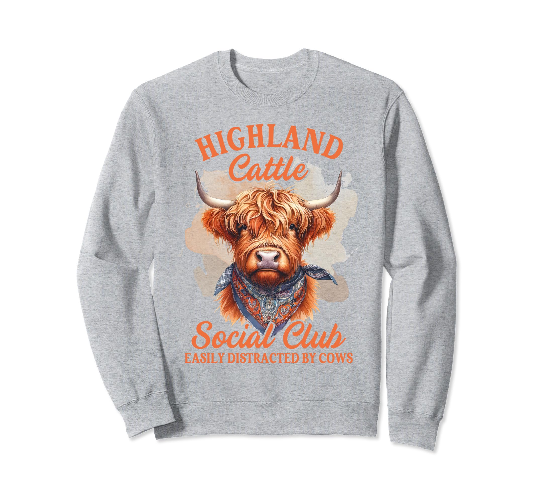 West Highland Cattle Social Club Sweatshirt - Novelty Apparel Men Women - T-Shirt, Sweatshirt, Hoodie