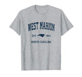 West Marion North Carolina Nc T-Shirt - Fun Novelty Design for Adults - T-Shirt, Sweatshirt, Hoodie