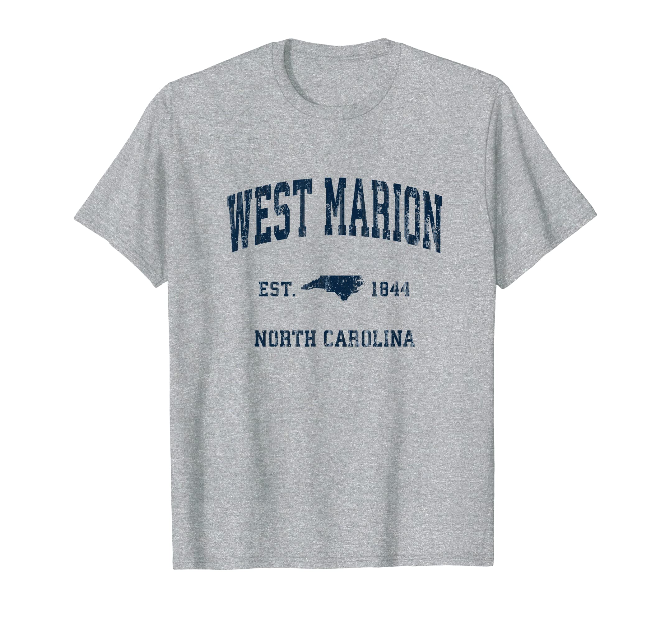 West Marion North Carolina Nc T-Shirt - Fun Novelty Design for Adults - T-Shirt, Sweatshirt, Hoodie