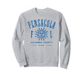 Pensacola Florida Distressed Sweatshirt - Custom Art Print for Adults - T-Shirt, Sweatshirt, Hoodie