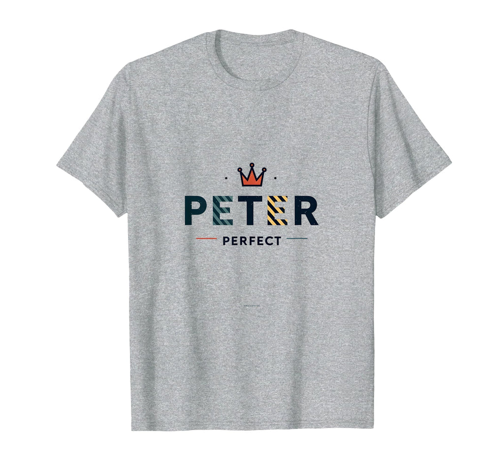 Peter Peter Royal Crown Typography Art T-Shirt - Graphic Print Unisex - T-Shirt, Sweatshirt, Hoodie