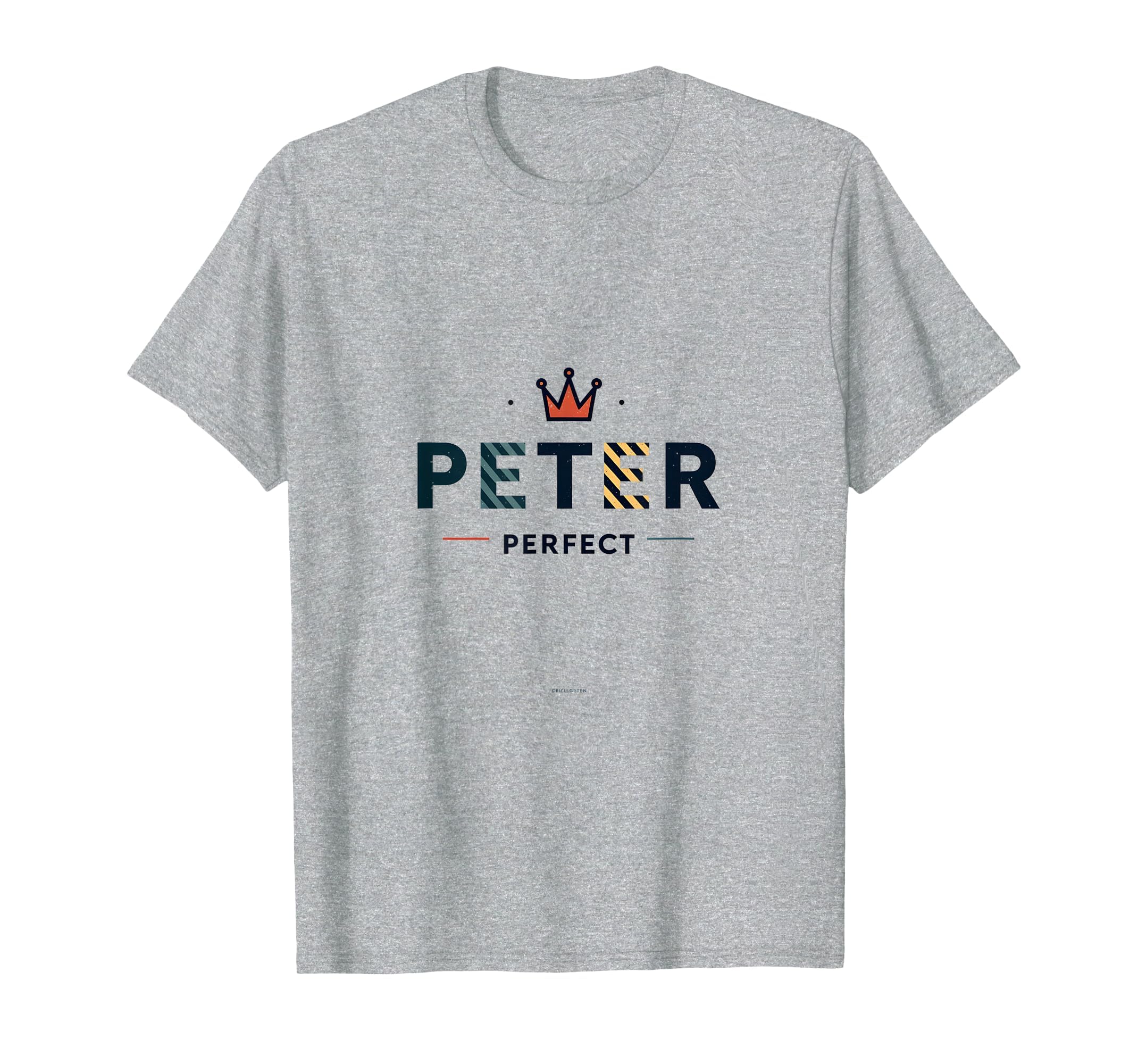 Peter Peter Royal Crown Typography Art T-Shirt - Graphic Print Unisex - T-Shirt, Sweatshirt, Hoodie