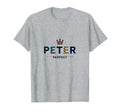 Peter Peter Royal Crown Typography Art T-Shirt - Graphic Print for Adults - T-Shirt, Sweatshirt, Hoodie