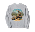Western Diamondback Rattlesnake Sweatshirt - Minimalist Print Unisex - T-Shirt, Sweatshirt, Hoodie