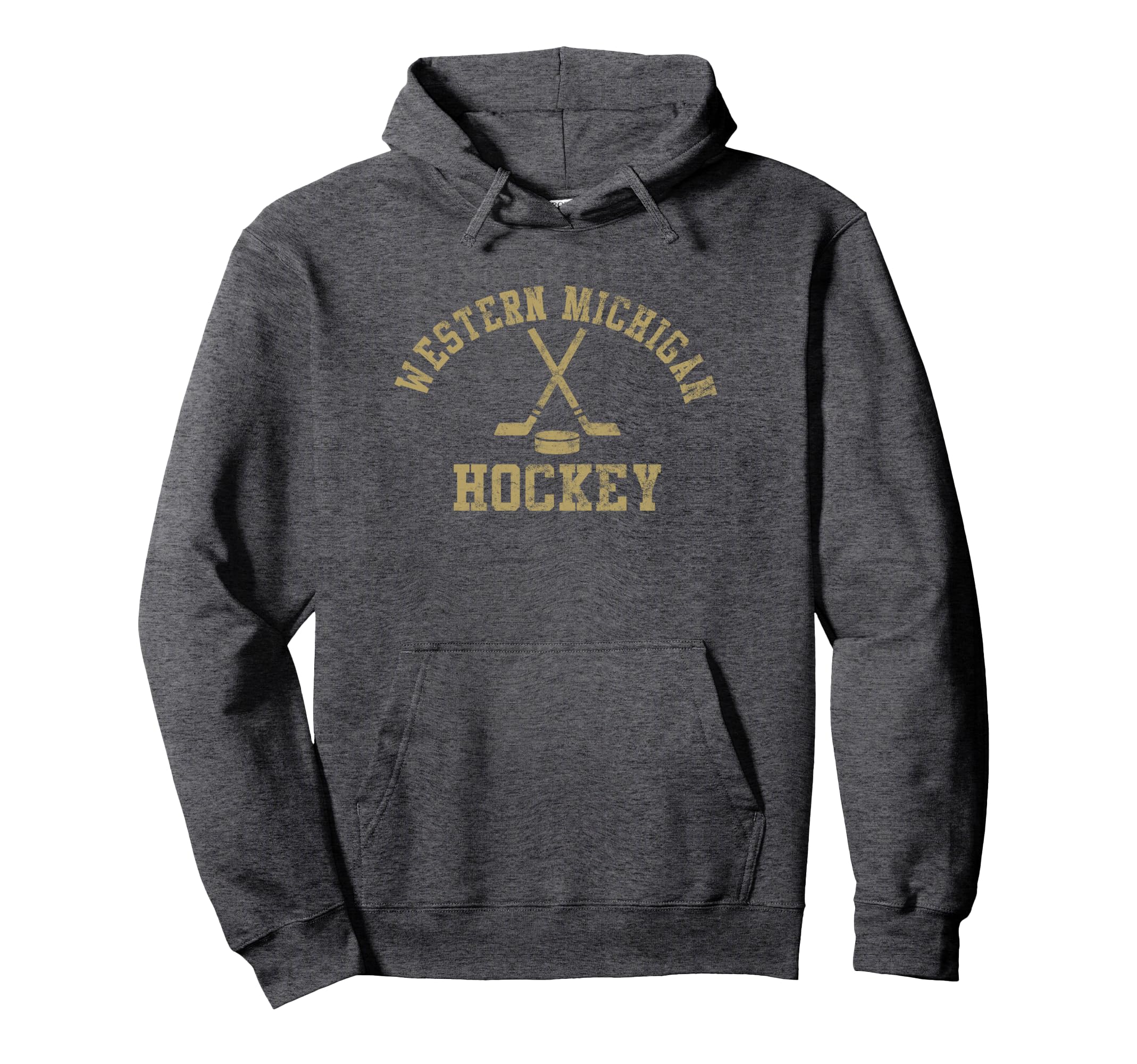 Western Michigan Hockey Hoodie - Graphic Print for Adults - T-Shirt, Sweatshirt, Hoodie