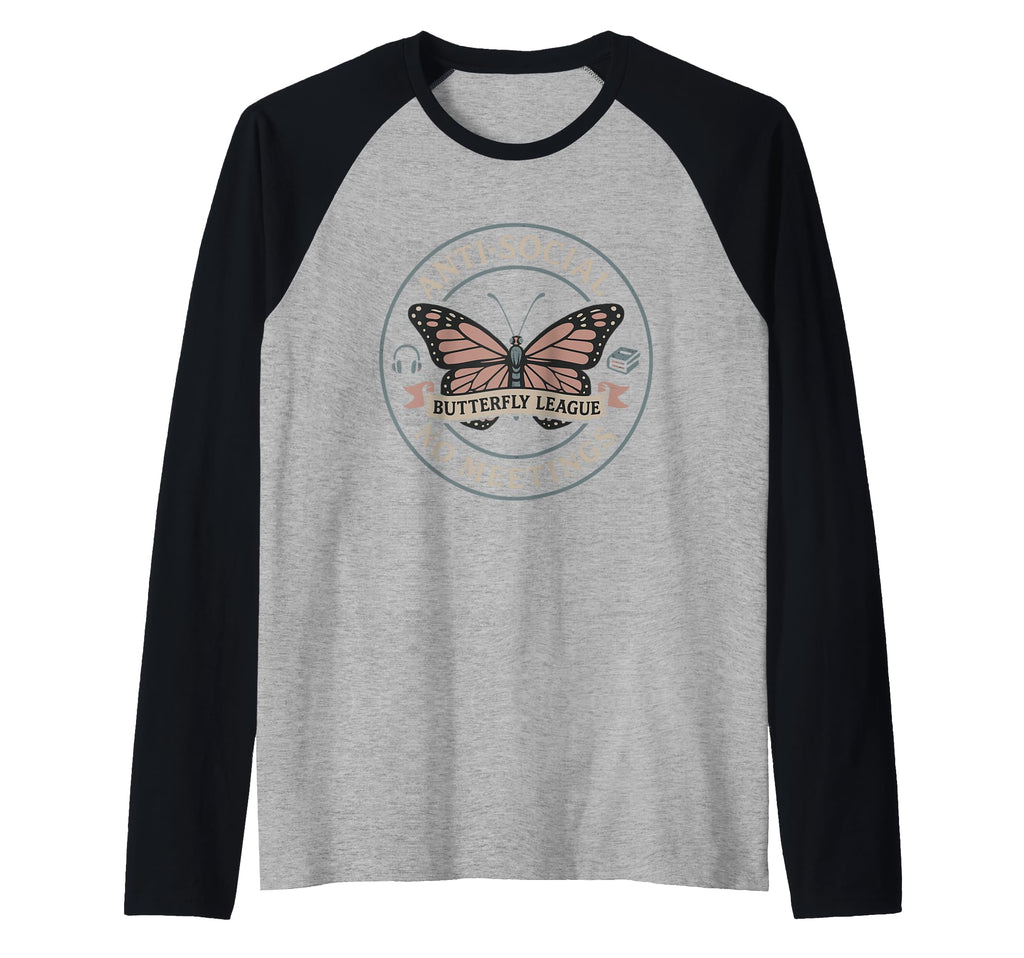 Anti Social Butterfly Introvert Meme Hoodie - Streetwear Style Unisex - T-Shirt, Sweatshirt, Hoodie