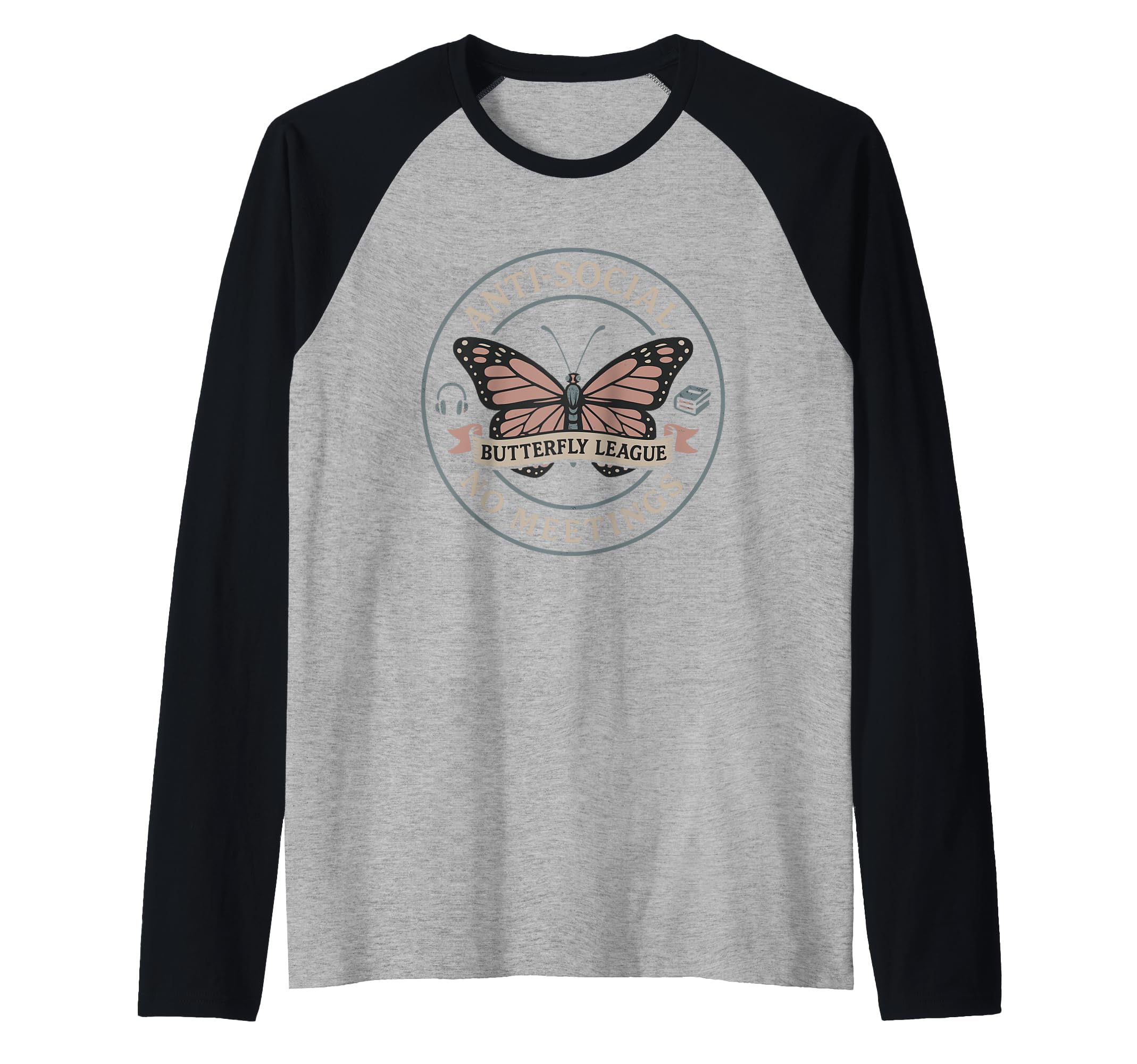 Anti Social Butterfly Introvert Meme Hoodie - Streetwear Style Unisex - T-Shirt, Sweatshirt, Hoodie