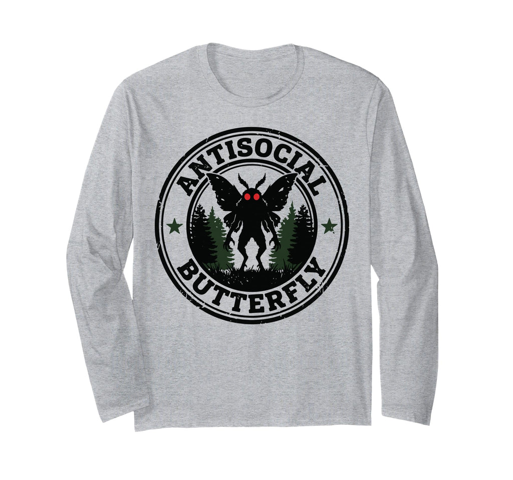 Antisocial Butterfly T-Shirt - Casual Everyday Wear Unisex - T-Shirt, Sweatshirt, Hoodie