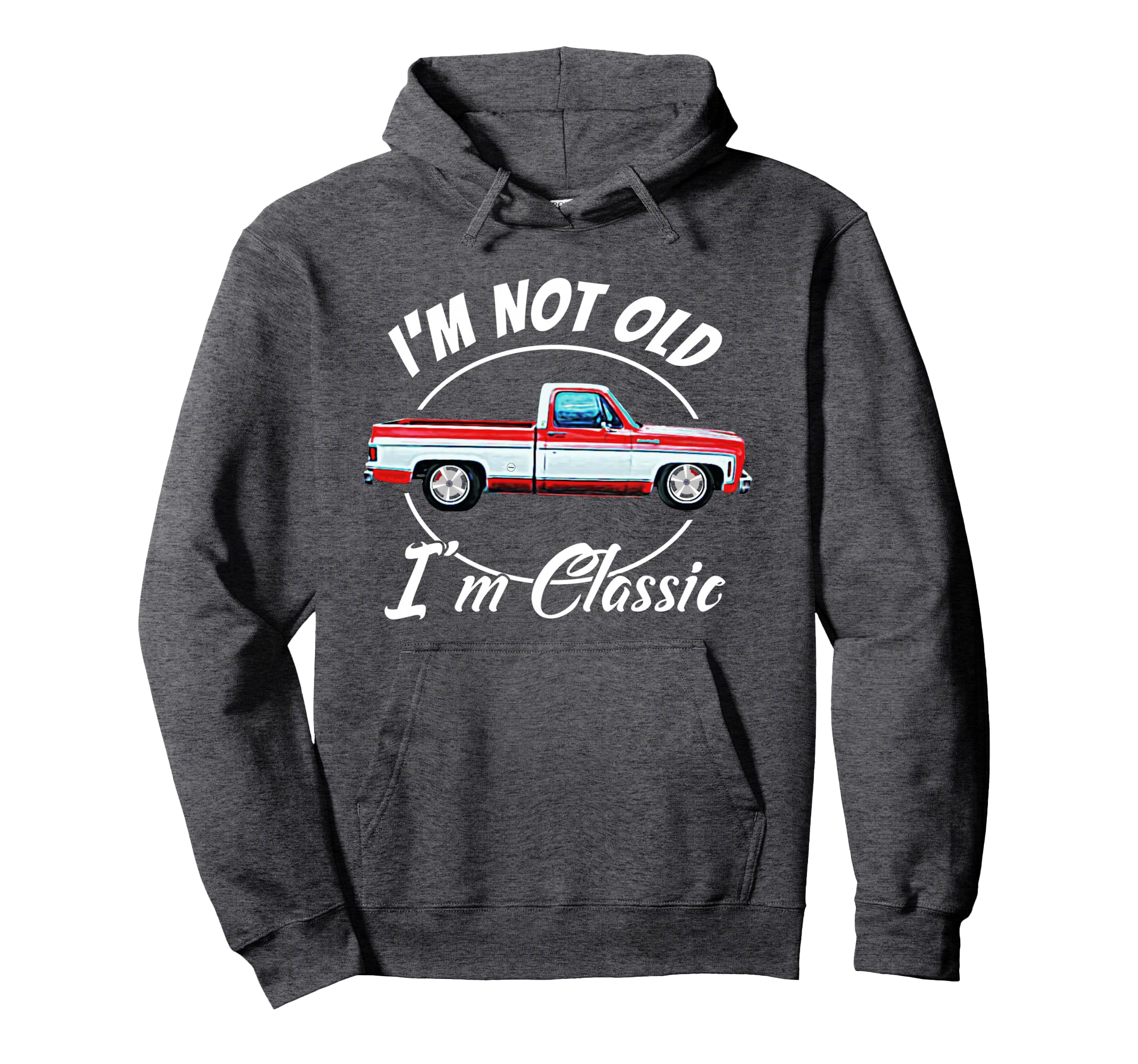 Im Not Old Im Short Bed Square Body Hoodie - Custom Art Print for Adults - T-Shirt, Sweatshirt, Hoodie