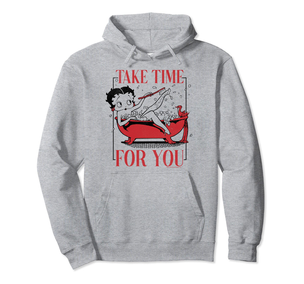 Betty Boop Take Time You Bath Time Self Hoodie - Streetwear Style Unisex - T-Shirt, Sweatshirt, Hoodie