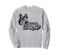 Antisocial Butterfly Sweatshirt - Casual Everyday Wear Men Women - T-Shirt, Sweatshirt, Hoodie