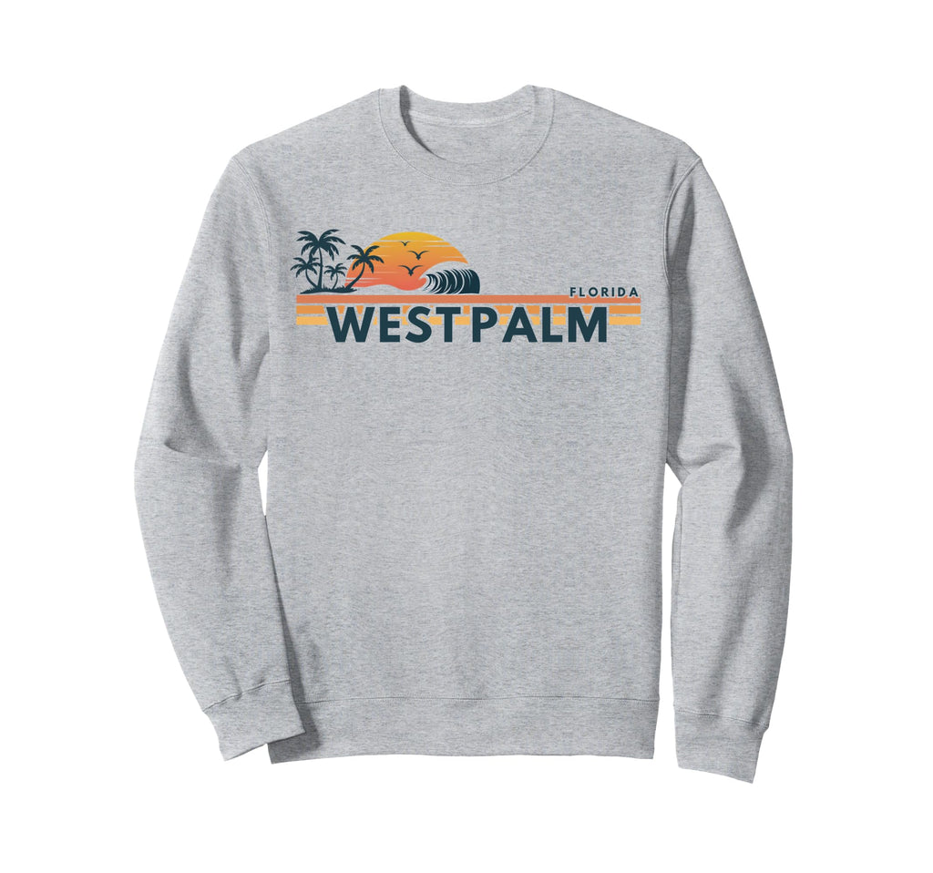 West Palm Beach Florida Beach Summer Sweatshirt - Fun Novelty Design Unisex - T-Shirt, Sweatshirt, Hoodie