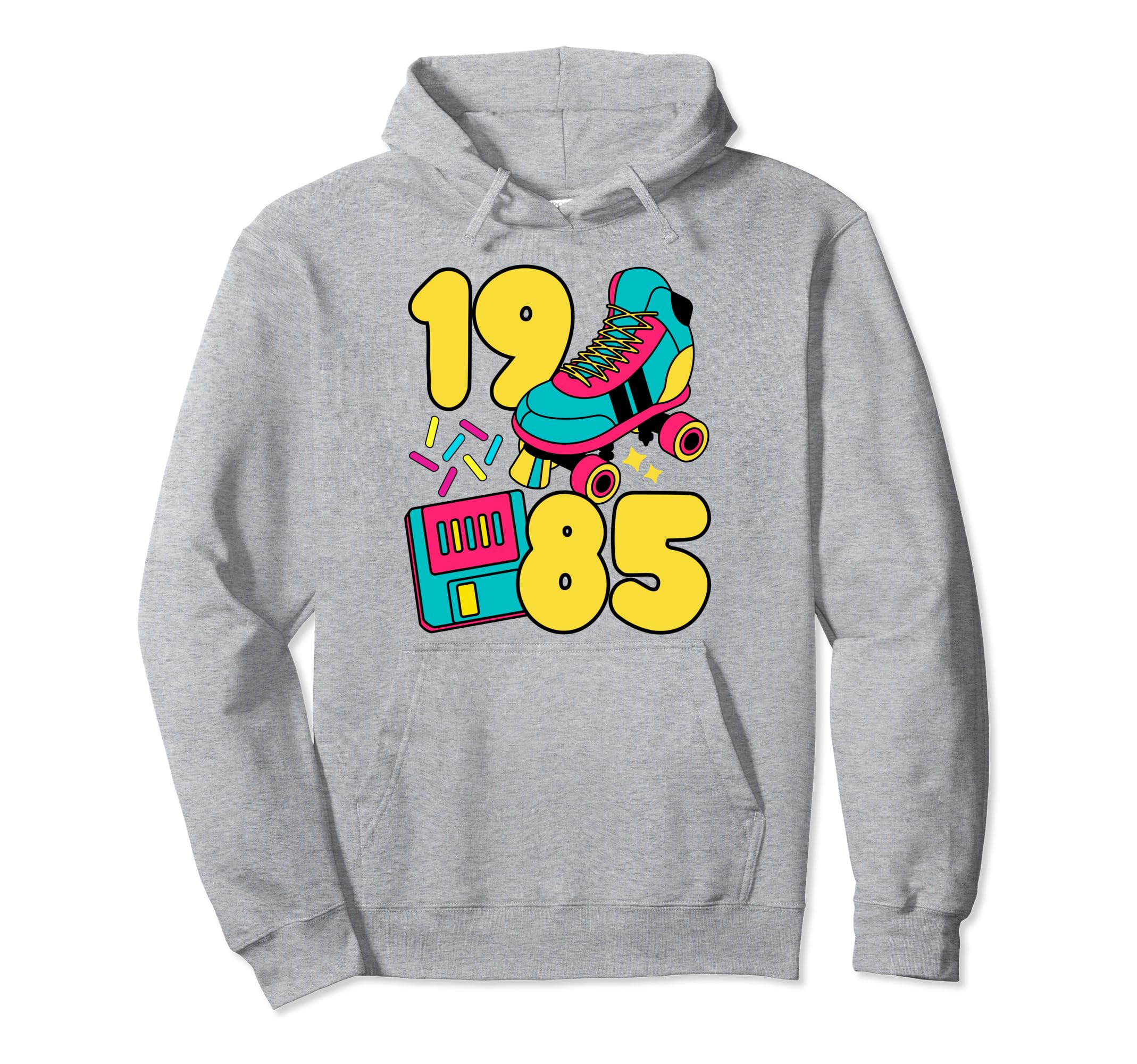 1985 Slow Tec 80S Candy Roller Rink Hoodie - Novelty Apparel Unisex - T-Shirt, Sweatshirt, Hoodie